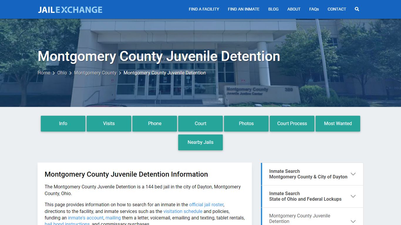 Montgomery County Juvenile Detention - Jail Exchange